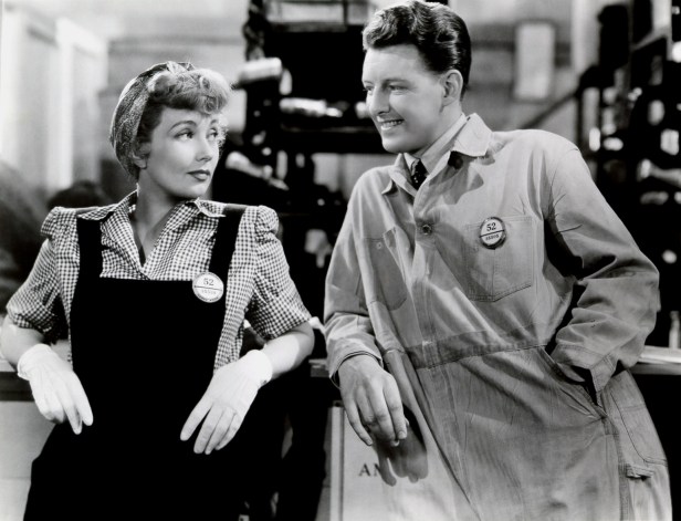 Ann with Fred Brady in one of her films, Swing Shift Maisie (1943) (Image: Doctor Macro)