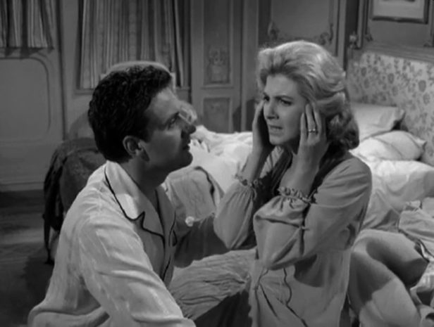 Now married, Grace is comforted by her husband when she has another episode of panic aboard the ship. (Screen capture by Lindsey for TMP)