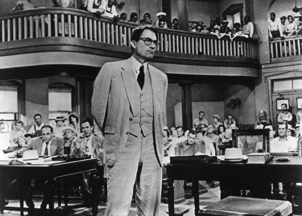 Gregory Peck for To Kill a Mockingbird (via Front Room Cinema)