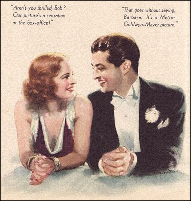 MGM kills three birds with one stone, marketing the film, its stars and the whole studio all at once. (Image: mydelineatedlife.blogspot)