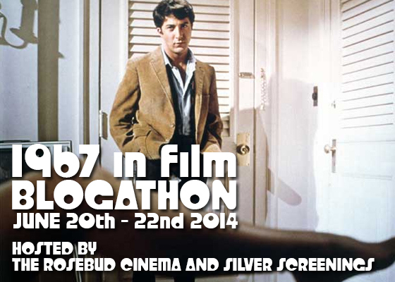 For the 1967 in Film Blogathon, I'll be sneaking a peek at DAVID HOLZMAN'S DIARY on June 21.