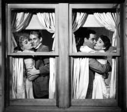 Leigh, Bob Fosse, Jack Lemmon and Betty Garrett for My Sister Eileen (Image: A Certain Cinema)