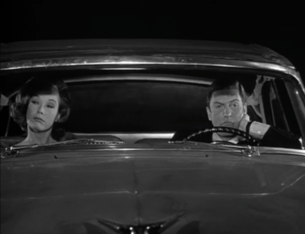 The ride home is miserable when Laura gets mad at Rob for paying for dinner in a party of six. (Screen capture by Lindsey for TMP)