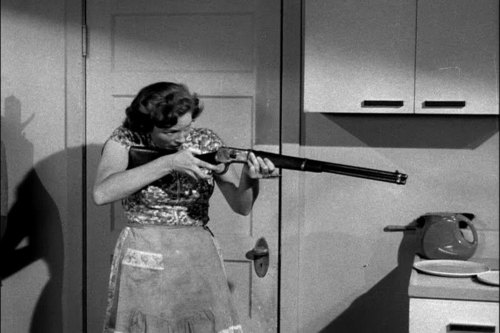 Carol's got a gun! (Image via Mudwerks)