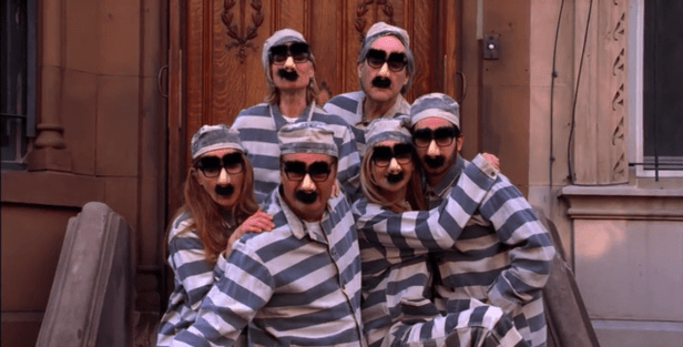 "Jailbirds" in Ira & Abby (Screen capture by Lindsey for TMP)