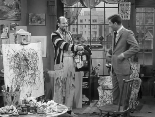 Rob visits Serge to get the painting back (Screen capture by Lindsey for TMP)