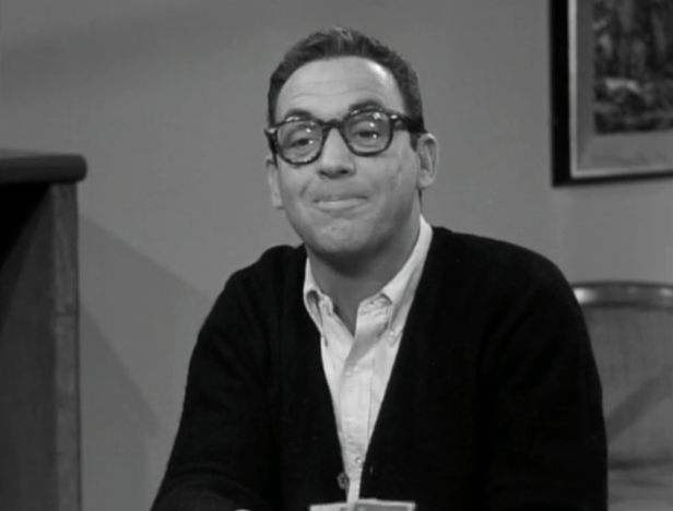 Jerry Paris as Jerry Helper in The Dick Van Dyke Show (Screen capture by Lindsey for TMP)