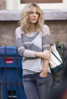 Kate Beckinsale on the set of The Disappointments Room (Image via Got Celeb)