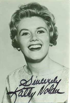 Signed head shot of Kathy Nolan (Image via hallk.blogspot.com)