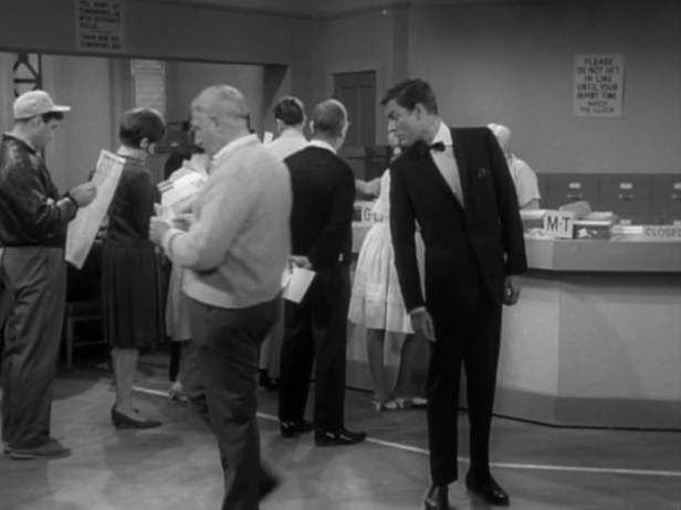 Rob goes to the employment office to sign up for unemployment insurance when he gets laid off for the summer. (Screen capture by Lindsey for TMP)