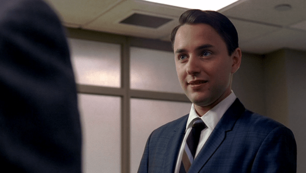 Don: "Advertising is a very small world, and when you do something like malign the reputation of a girl from the steno pool on her first day, you make it even smaller. Keep it up  and even if you do get my job, you'll never run this place. You'll die in that corner office, a mid-level executive with a little bit of hair who women go home with out of pity. You wanna know why? 'Cause no one will like you."