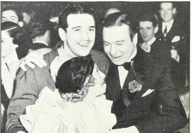 Thelma with then-husband Pat De Cicco and another guest at a Hollywood party. (Image courtesy of the publisher, Chicago Review Press)